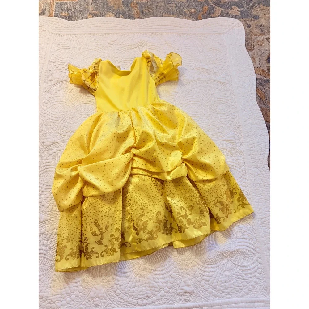 Disney Store Official Belle Costume Dress Toddler Girls Size 3T